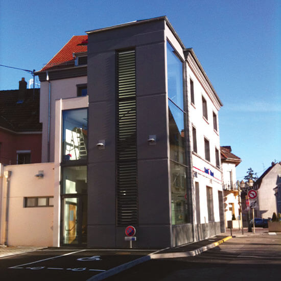 Restructuration de l'agence Crédit Mutuel de Cernay par Technobat